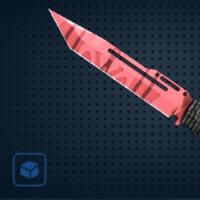 【平台担保 steam平台-CS2装备皮肤交易】系绳匕首（★ StatTrak™） | 屠夫 (略有磨损)【自动发货 0秒入库】